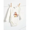 Sinsay - Bodi dugih rukava Winnie the Pooh - krem