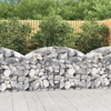 Gabionska košara s lukom 150 x 30 x 80/100 cm pocinčano željezo