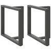 Noge za blagovaonski stol T-oblika 2 kom antracit 100x35x(72-73) cm čelik