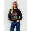 Rip Curl Seeker Raglan Standard Crew Sweater washed black