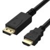 FAST ASIA Kabl DisplayPort (M) - HDMI (M) 1.8m crni