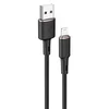 AceFast Kabel za iPhone MFI USB – Lightning 2,4 A, 1,2 m, črn
