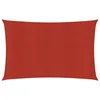 Vidaxl Senčno jadro 160 g/m2 rdeče 2x3,5 m HDPE