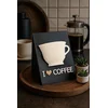 Aberto Design Dekorativni predmet Coffee Corner, 12x8,5x14 cm, Beli