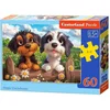 Castorland - Puzzle Srečni dachshundi - 40 - 99 kosov
