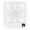 GS Namizni ventilator, W30, z nastavljivim stojalom, bel