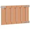 Vidaxl Vrtna vrata 100 x 60 cm WPC in aluminij Rjava