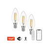 Immax NEO 07807CDO - KOMPLET 3x LED CCT prigušiva sijalica E14/4W/230V Wi-Fi+daljinski