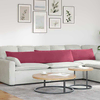 Jastučići za sofu 2 pcs Vinska crvena 200 x 40 cm