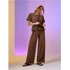 Sinsay - Wide leg pantalone - braon
