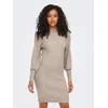 ONLY Pletena obleka Katia 15232502 Bež Comfort Fit