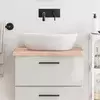 Kupaonska radna ploča 60x60x(2-4) cm netretirano masivno drvo