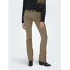 Brown womens corduroy trousers ONLY Mary - Womens