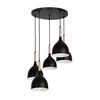 Luster na sajli NOAK WOOD 5xE27/60W/230V