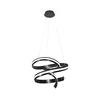 LED luster na sajli AREZIA LED/62W/230V crna