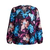 Zizzi Bluza MCLARU marine/azur/rjasto rjava/temno roza