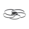 Brilliant - LED prigušiva plafonska svetiljka FICO LED/32W/230V O 57 cm crna