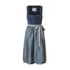 MARJO Dirndl Reichenfels mornarska/ciklama/off-bela
