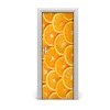 tulup.si Samolepilni tapete na vratih Oranžna rezine 95x205 cm