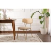 HANAH HOME Set 2 stolice Nancy Beige Gold