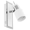 Eglo Davida spot/1, led, gu10, 1x5w, 400lm, hrom/bela,