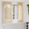 Voile zavjese s petljama 2 kom pijesak 140x175 cm