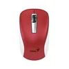 Genius Bežični miš NX-7010, 1600 DPI, USB, Belo-crveni