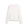 TOM TAILOR DENIM Majica off-bela