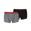 Mens Pumas Trunks 2 pack, Gray, Size 5, Clothing