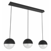 Viseča stropna svetilka Furni Pendant 3x5W LED 4000K - Črna