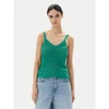Vero Moda Top Peru 10326463 Zelena Regular Fit