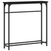 Konzolna stolica Crni hrast 75 x 19,5 x 75 cm Konstruirano drvo