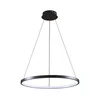 LED luster na sajli LEA LED/20W/230V 4000K, prečnika 50 cm, crne boje