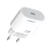 MOXOM Kućni punjač MX-HC139 25W Type C na Type C beli