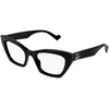 Gucci GG1334O 001 M (52) Črna/Kristalna