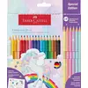 FABER-CASTELL Drvene bojice GRIP 1/18 Unicorn+6 Sparkle pastel 201543 G199