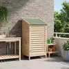 Vrtna Šupa Prirodna 59 x 56 x 113,5 cm Čvrsto drvo jele