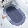 Neklizajuća upijajuća prostirka za kupatilo BathMath, Plava