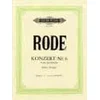 RODE note: KONZERT NR.6,B-DUR,VIOLIN&KLAVIER