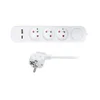 Solight PP112PD20 - Produžni kabl sa prekidačem, 3 utičnice i USB-A/USB-C priključcima za punjenje, 3 m