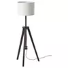 LAUTERS Podna lampa, smeđa jasen/bela