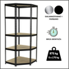 ePRO polica ugaona premium 183x90x40 metal-drvo 875kg (5x175kg)
