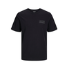 JACK & JONES Majica bazaltno siva / črna