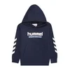 Hummel Športna majica mornarska/kraljevo modra/bela