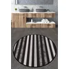 LEssentiel Maison Kupatilski otirač Barcode, 80cm, Crno-beli