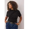 Trendyol Curve Ženska bluza Tbbaw26Af00053, Crna