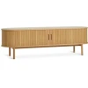TV-komoda LYNGVIG 160cm 2 rolet-vrata natur hrast