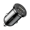 shumee Grain PRO avtopolnilec 2x USB 4.8A črn
