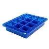 shumee Pladenj za led, 12 velikih kock, platinasti silikon, velikost kocke 5x5x5 cm, moder / Lurch