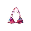BUFFALO Bikini zgornji del rumena/jagoda/fuksija/rdeča